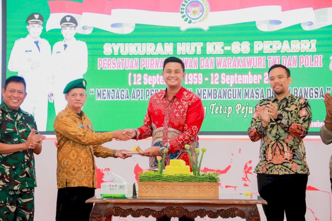 Mas Bup Hamenang & Mas Wabup Benny Hadiri Peringatan HUT Ke 66 PEPABRI Klaten
