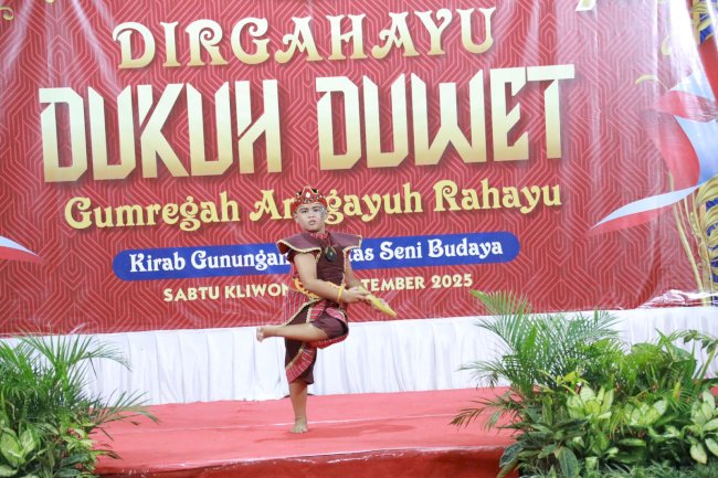 HUT ke-73 Dukuh Duwet, Mas Wabup Apresiasi Kekompakan Warga