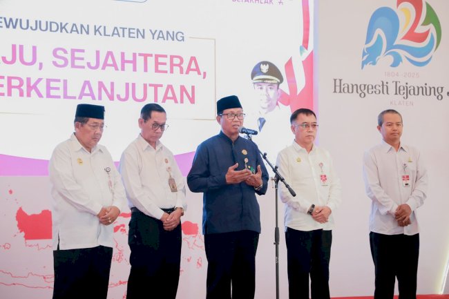 Antisipasi Aksi Unjuk Rasa, Forkopimda Klaten Gelar Silaturahmi dan Doa Kedamaian