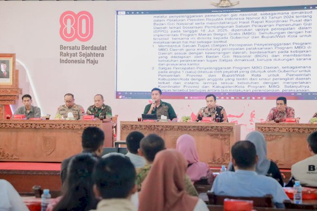 Rakor Evaluasi MBG: Forkopimda Klaten Dorong Transparansi dan Kolaborasi SPPG