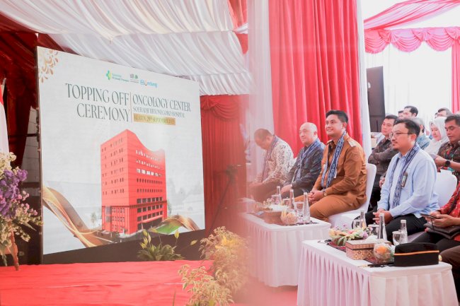 Bupati Klaten Apresiasi Topping Off Gedung Pusat Kanker RSST, Dorong Klaten Jadi Destinasi Hospital Tourism