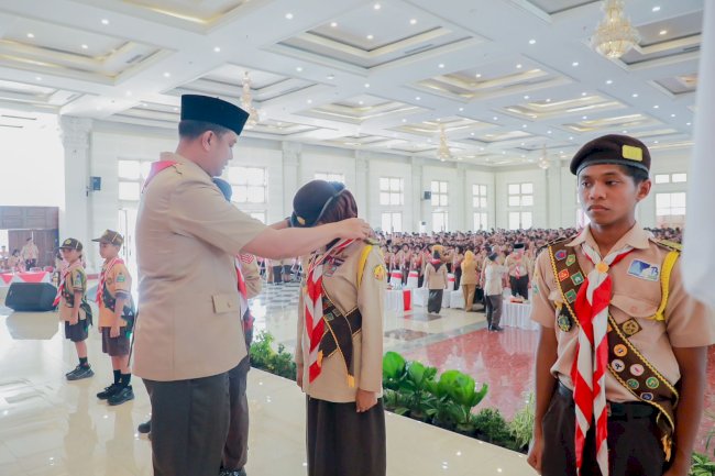 Kak Hamenang Lantik 740 Pramuka Garuda Klaten Tahun 2025