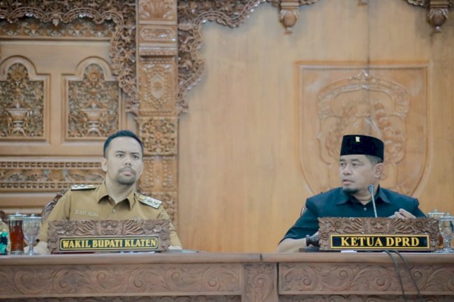 Wakil Bupati Klaten Sampaikan Jawaban atas Pandangan Umum Fraksi DPRD Terkait RAPBD 2026