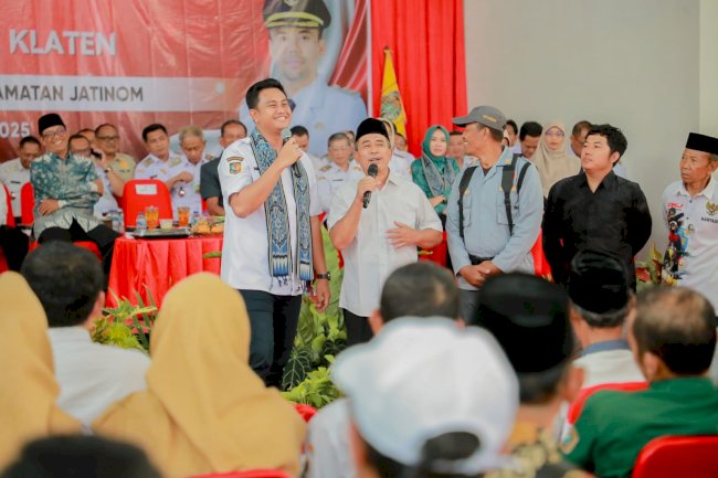 Bupati Klaten Resmikan Rehabilitasi Kantor Desa & Serap Aspirasi di Sambung Rasa Desa Mranggen