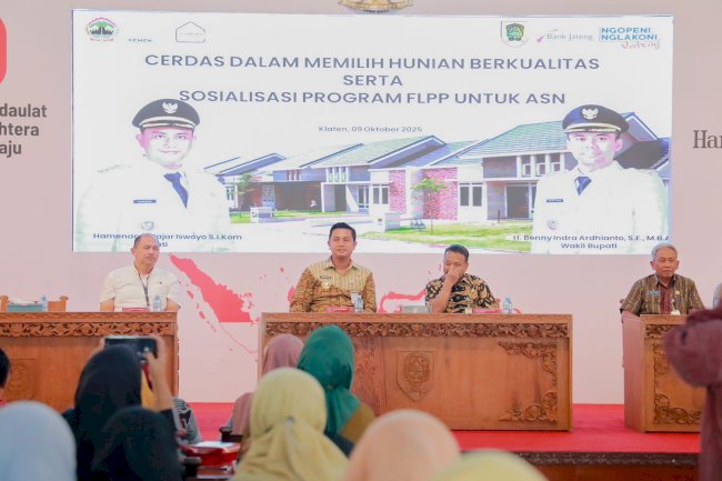 Hadiri Rakoor FLPP, Bupati Klaten Dorong ASN Manfaatkan Program Tiga Juta Rumah Bersubsidi
