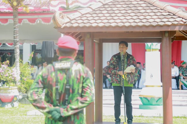 Bupati dan Wakil Bupati Klaten hadiri Apel Akbar KOKAM Pemuda Muhammadiyah dalam rangka Milad ke-60