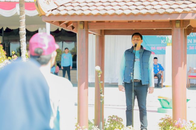 Bupati & Wabup Klaten Hadiri Apel Siaga Peringatan HUT Karang Taruna ke-65 Kab. Klaten