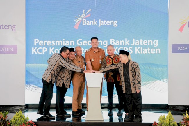 Sinergi Pemerintah & Bank Jateng, Bupati Klaten Resmikan Gedung KCP Kota Klaten dan KCP Syariah Klaten