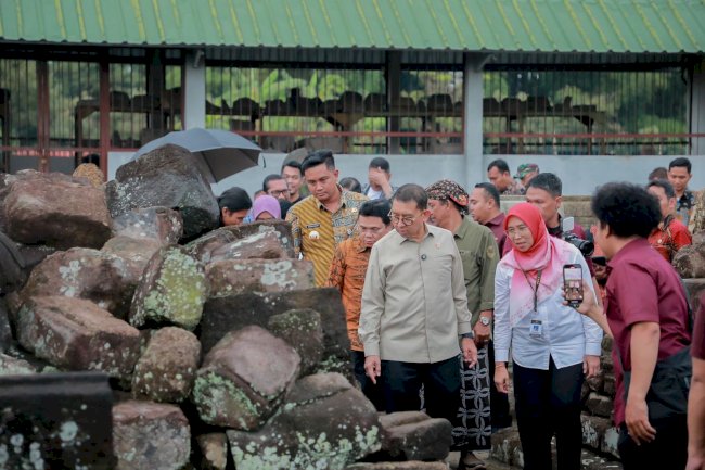 Menbud Fadli Zon Resmikan Pemugaran Candi Perwara ke-27 dan Peletakan Batu Pertama Pengembangan Lanskap Situs Candi Plaosan