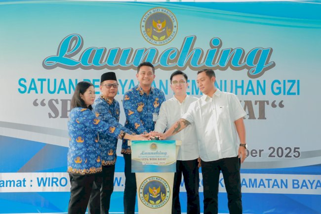 Bupati Klaten Mas Hamenang Launching SPPG Wiro Bayat