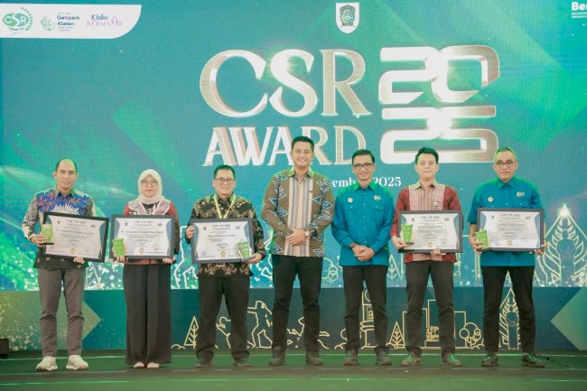 Bupati dan Wakil Bupati Klaten Hadiri Malam Penganugerahan CSR Award 2025