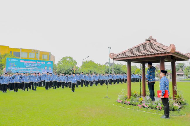 Bupati Klaten Pimpin Upacara HUT Korpri ke-54 tingkat Kabupaten Klaten