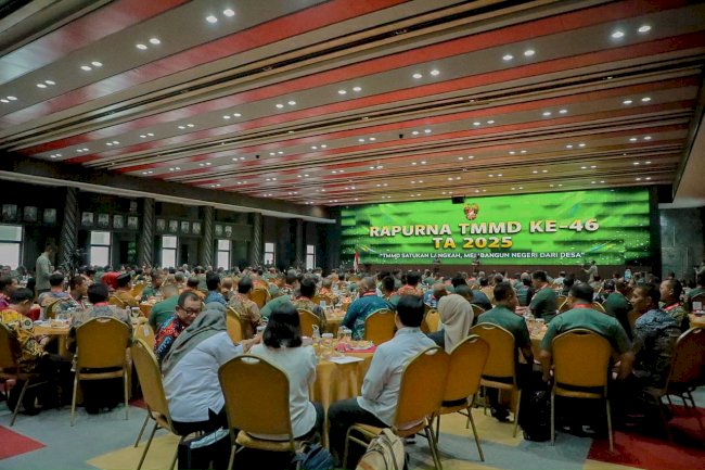 Bupati Klaten Hadiri Rapat Paripurna TMMD Ke-46 Tahun 2025 di Mabesad Jakarta