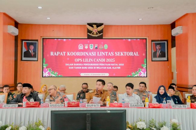 Bupati Klaten Dorong Kolaborasi Forkopimda Amankan Nataru 2025 di Klaten