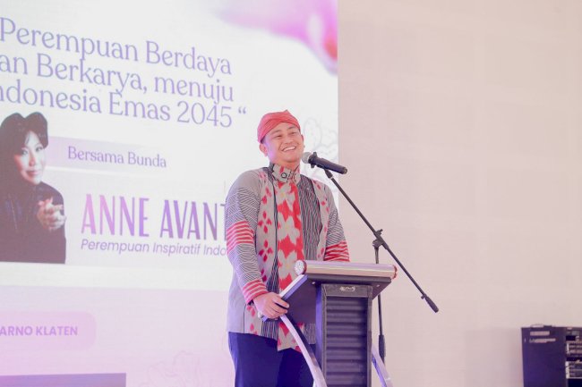 Bupati Klaten Dorong Perempuan Klaten Berdaya dan Berdaya Menuju Indonesia Emas 2045