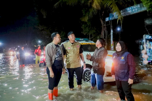 Bupati dan Wakil Bupati Klaten Tinjau Lokasi Banjir di Desa Taji Juwiring