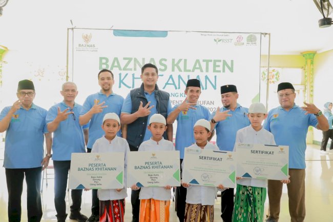 Bupati dan Wakil Bupati Klaten Apresiasi Program Baznas Khitanan