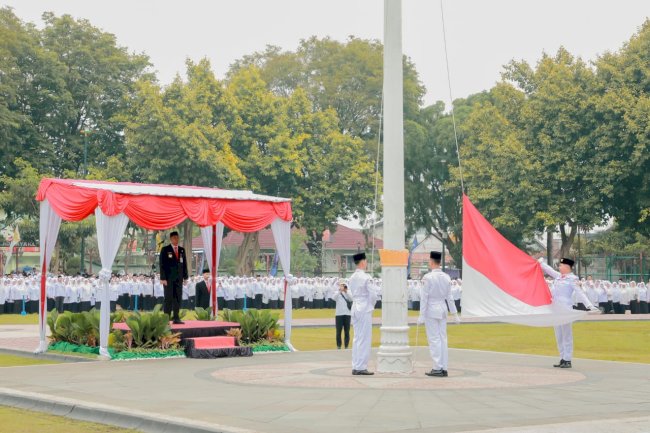 Bupati Klaten Pimpin Upacara Hari Amal Bhakti (HAB) ke 80  