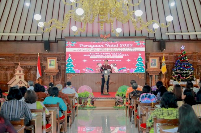 Bupati Klaten Hadiri Perayaan Natal dengan Pesan Toleransi dan Semangat Pelayanan Masyarakat