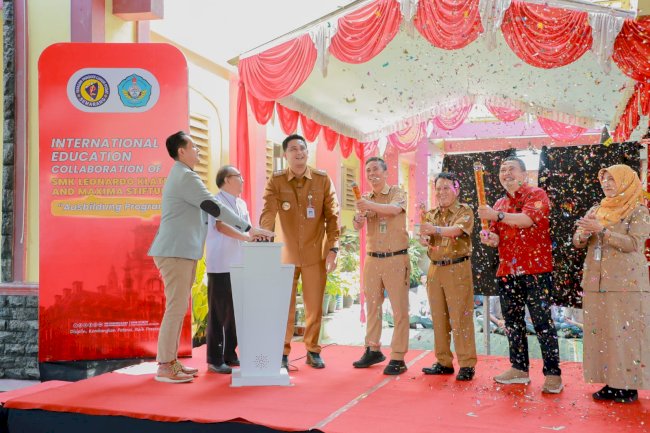 Bupati Klaten Launching Kelas Ausbildung Jerman di SMK Leonardo