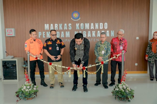 Bupati Klaten Resmikan Gedung Mako Damkar, Jembatan Temas dan Jembatan Sraten