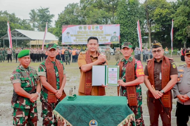 Bupati Klaten Buka TMMD Sengkuyung Tahap I di Desa Pandes