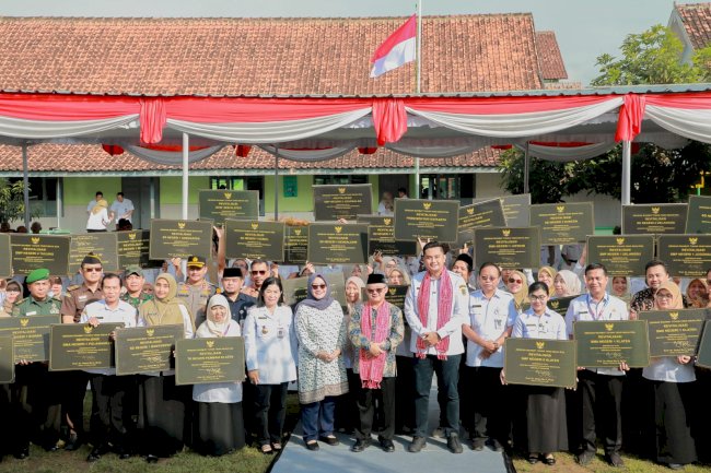 Sebanyak 92 Satuan Pendidikan Hasil Revitalisasi Kab. Klaten Diresmikan Mendikdasmen