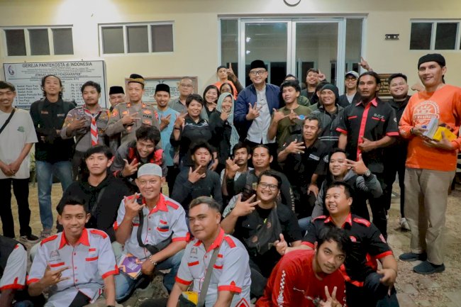 Semarak Ramadan, Bupati Klaten Riding Bersama Komunitas Motor Kunjungi Masjid di Canan Wedi