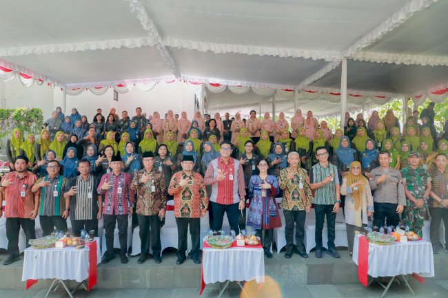 Halal Bihalal Dinas Pendidikan Klaten Pererat Silaturahmi dan Sinergi Pendidikan