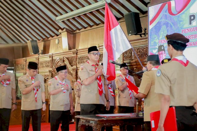 Bupati Klaten Resmi Dilantik sebagai Kamabicab, Pramuka Didorong Cetak Generasi Tangguh & Berkarakter