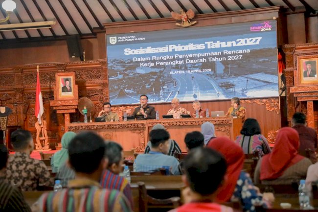 Pemerintah Kabupaten Klaten Gelar Sosialisasi Prioritas Pembangunan Daerah 2027