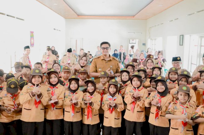 Bupati Klaten Lepas Kontingen Pesta Siaga Kwartir Cabang Klaten ke Tingkat Jawa Tengah
