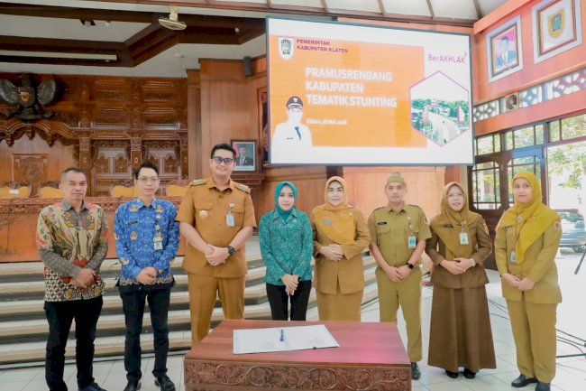 Pra-Musrenbang Tematik Stunting, Bupati Klaten Tekankan Kolaborasi Lintas Sektor 