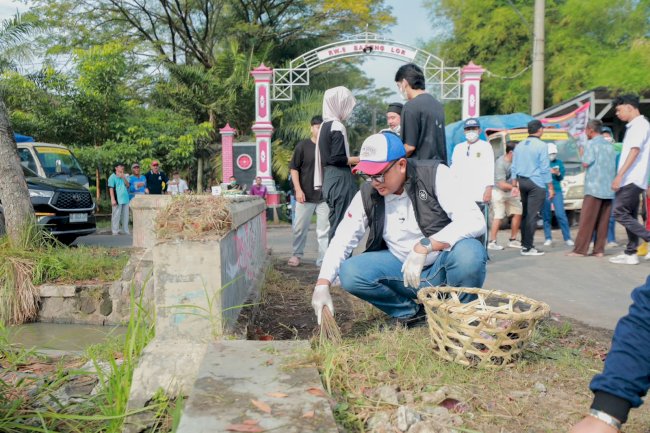 Bupati Klaten Gotong Royong Bersihkan TPS Bareng Lor, Ajak Warga Kelola Sampah dari Rumah