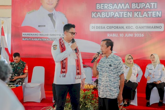 Sambung Rasa di Gantiwarno, Bupati Klaten Serap Beragam Usulan Warga