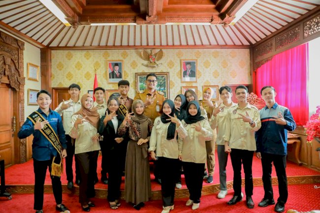 Bupati Klaten Terima Audiensi Duta Genre Klaten dan Jawa Tengah