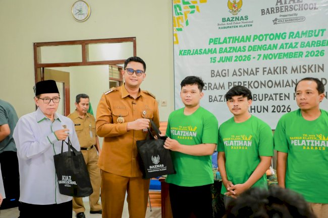 Bupati Klaten Dukung Pelatihan Barbershop Baznas untuk Tingkatkan Kesejahteraan Warga 