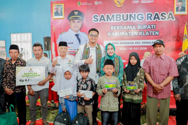 Sambung Rasa Bawukan, Bupati Klaten Dukung Pengembangan BUMDes hingga Perbaikan Infrastruktur