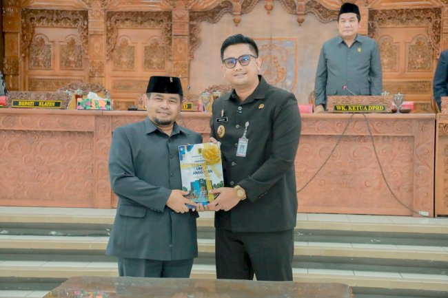 Bupati Klaten Sampaikan Persetujuan Tiga Raperda dan KUA-PPAS APBD 2027