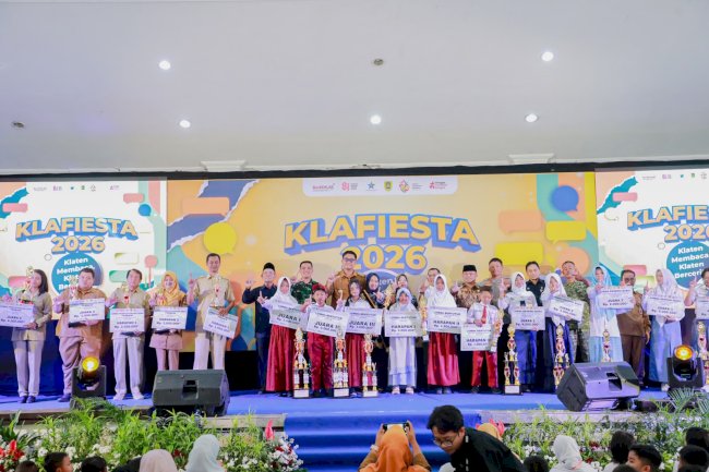 Bupati Klaten Buka Klafiesta 2026, Perkuat Budaya Literasi Sejak Dini