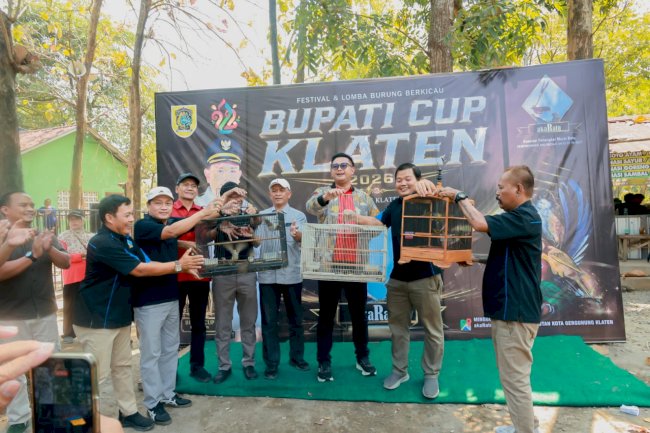Buka Festival Lomba Burung Berkicau, Bupati Klaten Optimistis Dongkrak Ekonomi