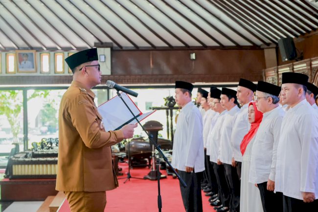 Bupati Klaten Kukuhkan Pengurus Masjid Raya dan LPTQ, Perkuat Kolaborasi Cetak Generasi Qurani