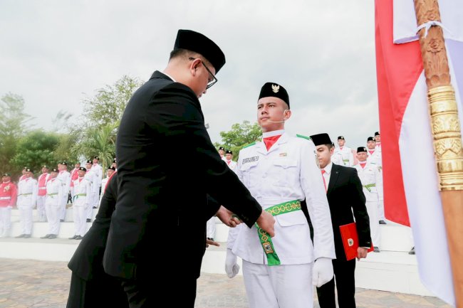 Bupati Klaten Resmi Kukuhkan Paskibraka Kabupaten Klaten Tahun 2026