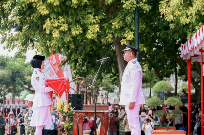 Upacara HUT ke-81 RI, Bupati Klaten Ajak Wujudkan Indonesia Berdaulat, Adil dan Makmur