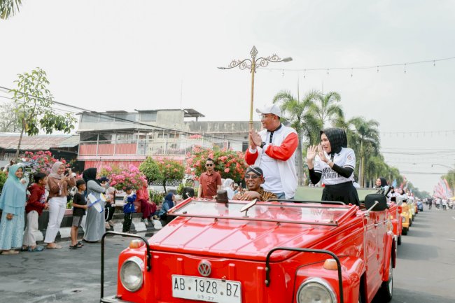 Karnaval Pembangunan Klaten Berlangsung Meriah, Tampilkan Capaian dan Program Unggulan Daerah