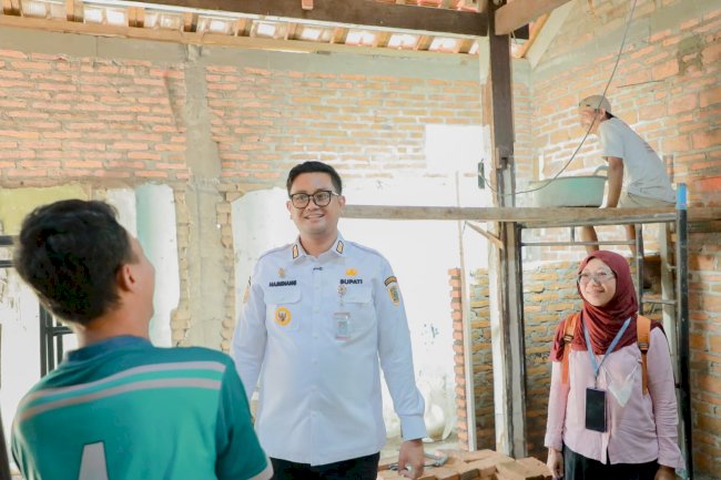 Bupati Klaten Kembali Cek Bantuan RTLH, Pastikan Renovasi Rumah Warga Berjalan