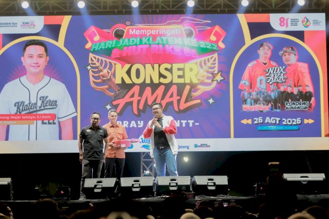 Konser Amal “Pray for NTT” Warnai Puncak Hari Jadi Ke-222 Klaten