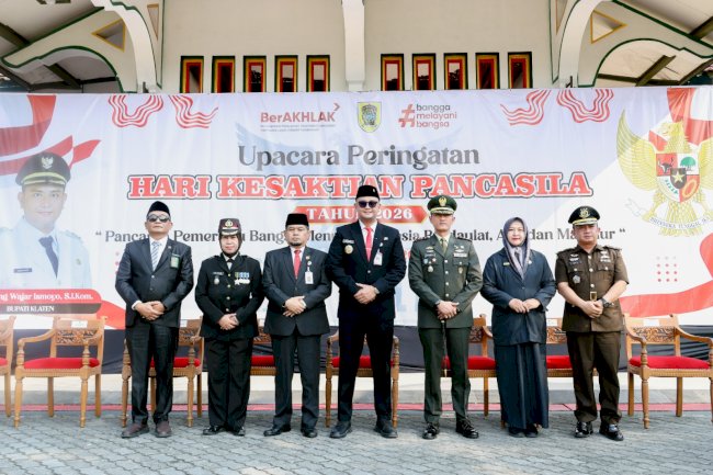 Pimpin Upacara Hari Kesaktian Pancasila, Bupati Klaten Ajak Masyarakat Rawat Persatuan NKRI