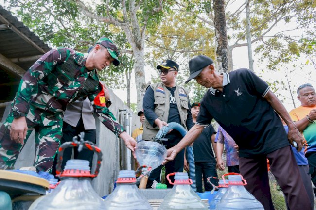 Gotong Royong Atasi Kekeringan, Bupati Klaten Bersama Forkopimda Dropping Air Bersih ke Kemalang