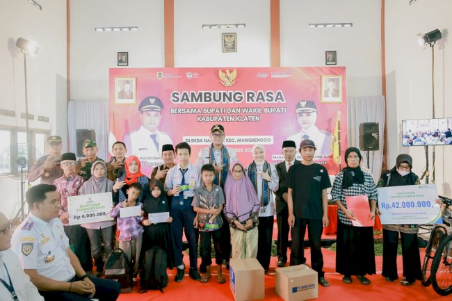 Sambung Rasa di Nangsri, Bupati dan Wabup Klaten Serap Aspirasi Warga Manisrenggo